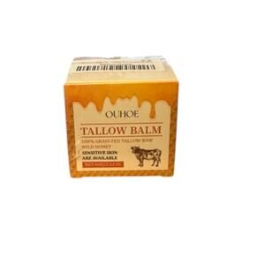 Tallow Balm 100% Grass Fed, Raw Wild Honey Skincare, 2.12oz
